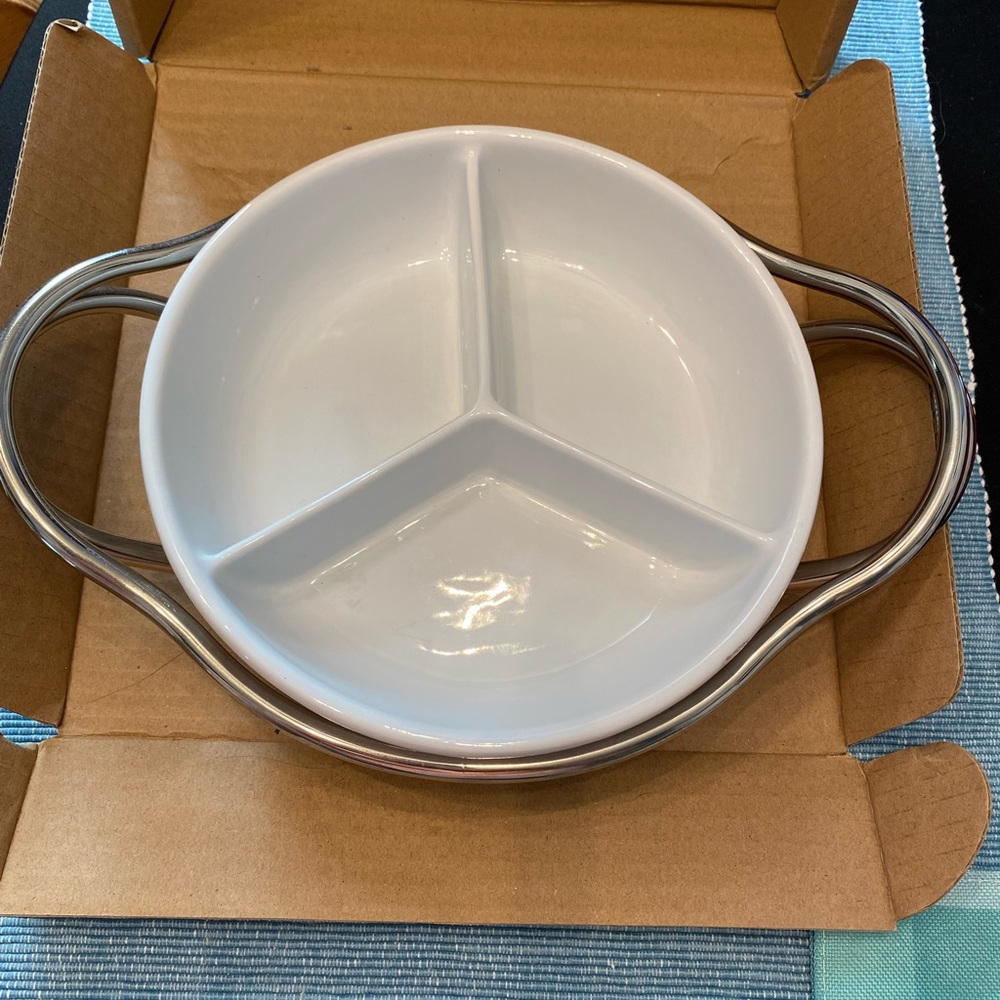 New bowl for dips etc from Sambonet Italy